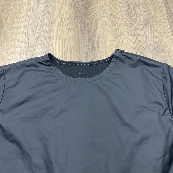 Nike Running Division Shirt Mens Medium Black Lightweight Long Sleeve Athletic - Picture 2 of 12